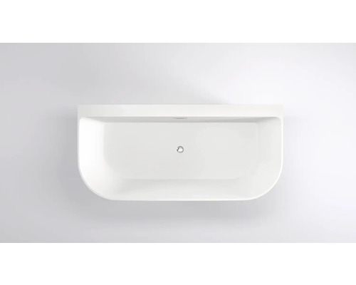 Vedere de sus a unei căzi de baie dreptunghiulare