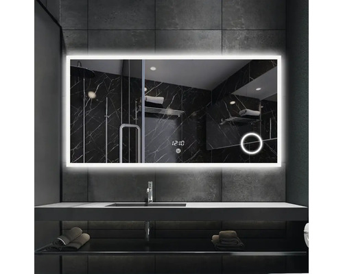 Oglindă baie cu LED Belform Atlantis 80x120 cm IP44 | HORNBACH