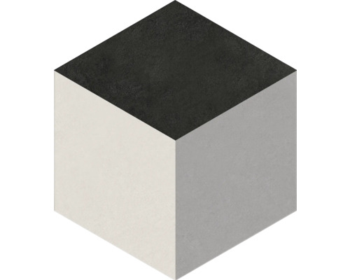 Placă hexagonală în negru și gri Placă hexagonală în negru și gri