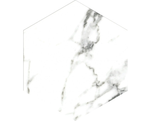 Placă hexagonală cu structură de marmură