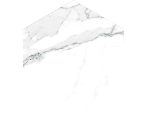 Placă hexagonală cu aspect de marmură