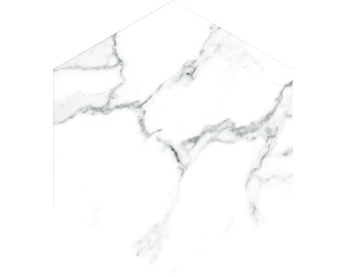 Placă hexagonală cu textură de marmură