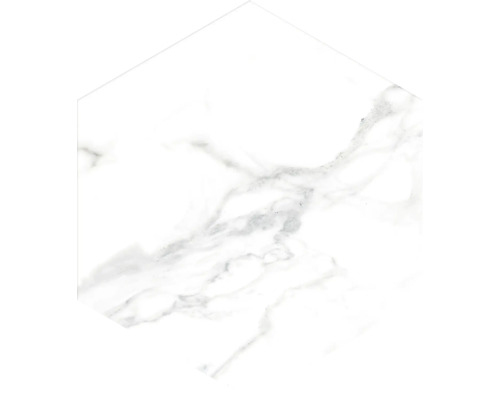 Placă hexagonală cu aspect de marmură