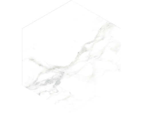 Placă hexagonală cu aspect de marmură