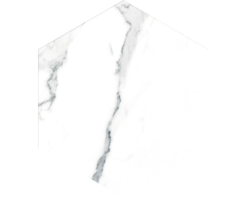 Placă de podea hexagonală cu model de marmură