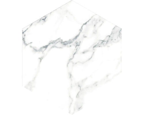 Placă hexagonală cu aspect de marmură pentru perete și podea