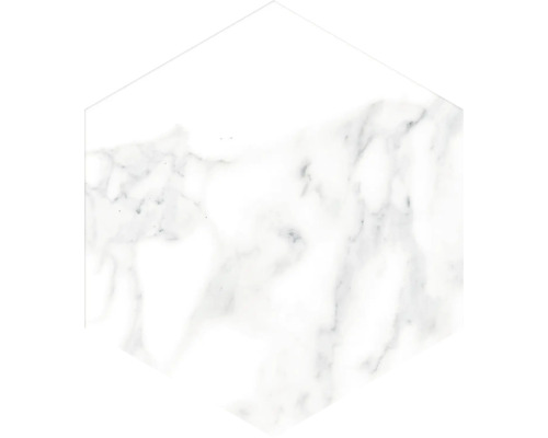 Placă hexagonală cu model de marmură