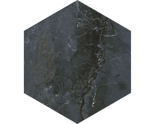 Placă hexagonală cu aspect de marmură