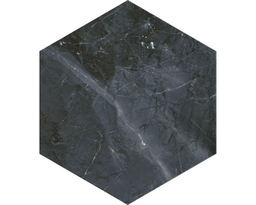 Placă hexagonală cu aspect de marmură
