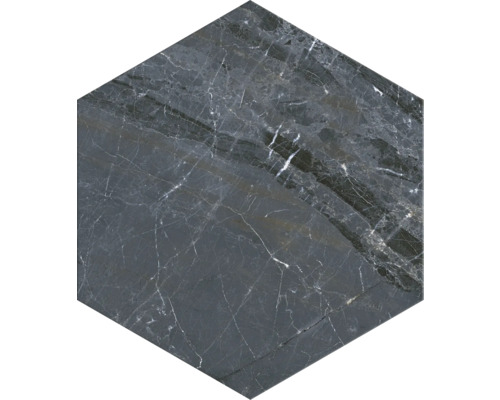 Placă hexagonală cu aspect de marmură