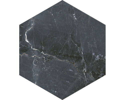 Placă hexagonală cu aspect de marmură