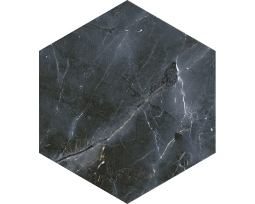 Placă hexagonală cu aspect de marmură