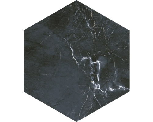 Placă hexagonală cu aspect de marmură