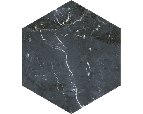 Placă hexagonală cu aspect de marmură
