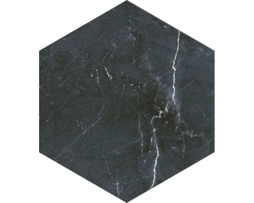 Placă hexagonală cu textură de marmură
