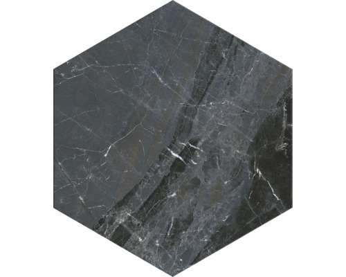 Placă hexagonală cu structură de marmură