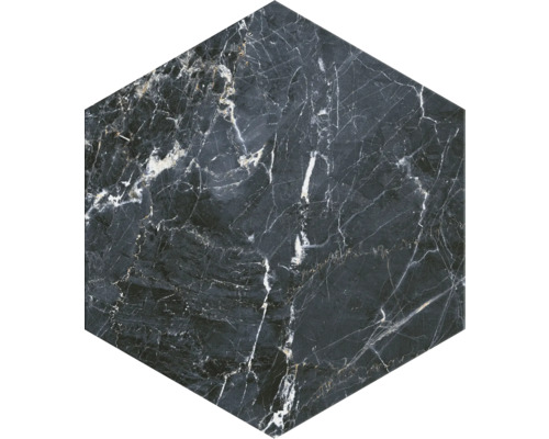Placă hexagonală cu aspect de marmură