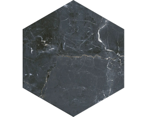 Placă hexagonală cu aspect de marmură