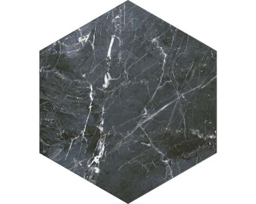 Placă hexagonală cu textură de marmură