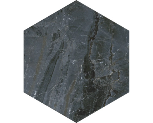 Placă hexagonală cu structură de marmură