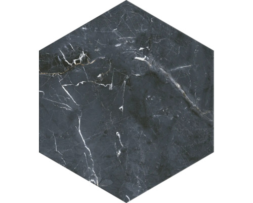 Placă hexagonală cu aspect de marmură