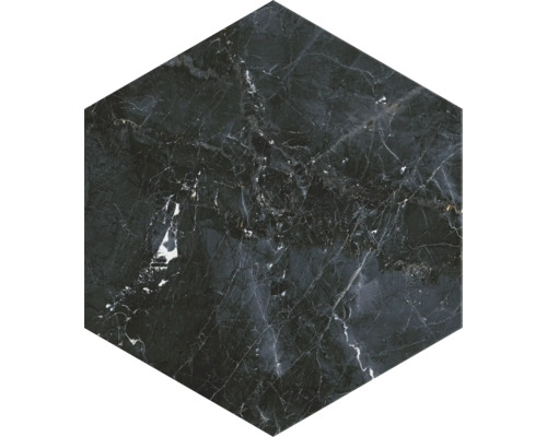 Placă hexagonală cu aspect de marmură