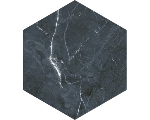 Placă hexagonală cu aspect de marmură