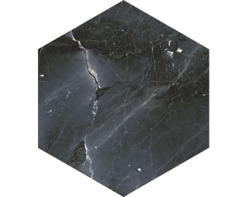 Placă hexagonală cu aspect de marmură