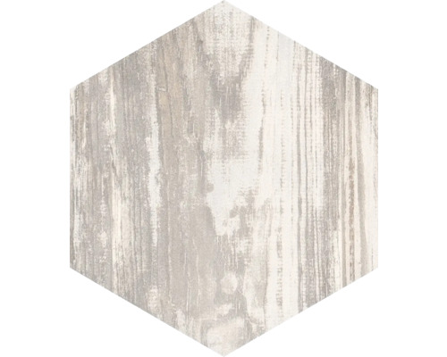 Placă de podea hexagonală cu aspect de lemn