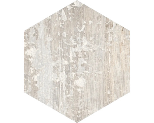 Placă hexagonală cu aspect de lemn pentru perete și podea