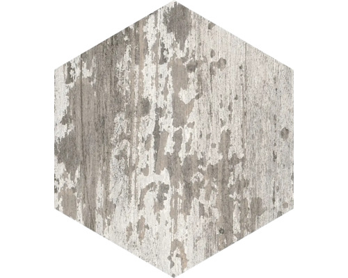 Placă hexagonală cu aspect de lemn