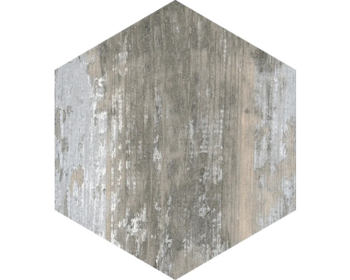 Placă hexagonală cu aspect de lemn