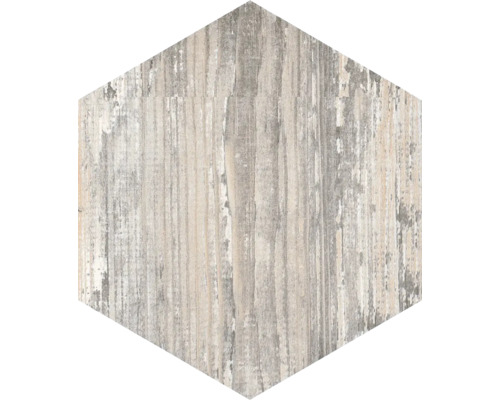 Placă hexagonală cu aspect de lemn