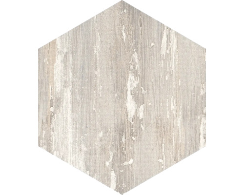 Placă de podea hexagonală cu aspect de lemn