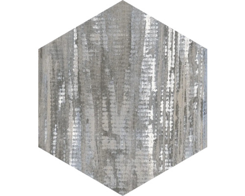 Placă hexagonală cu structură de lemn