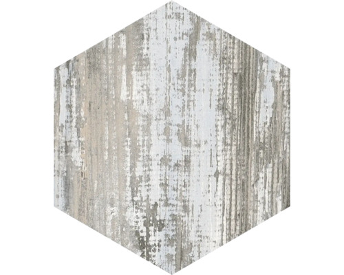 Placă hexagonală cu aspect de lemn