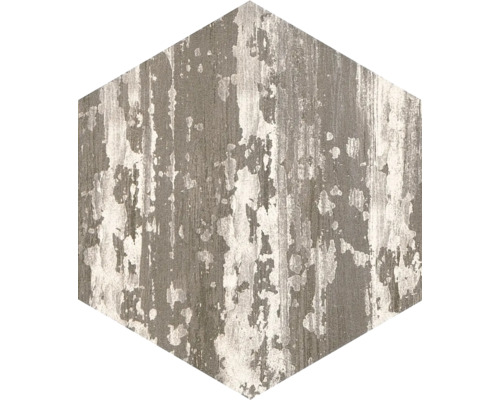 Placă hexagonală cu urme de uzură