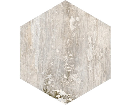 Placă hexagonală cu decor