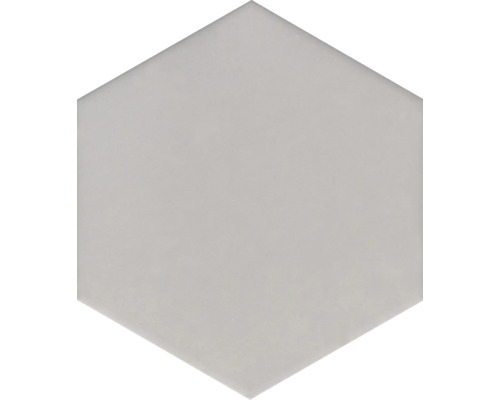 Gresie hexagonală porțelanată Silver gri 21,5x25 cm Placă hexagonală