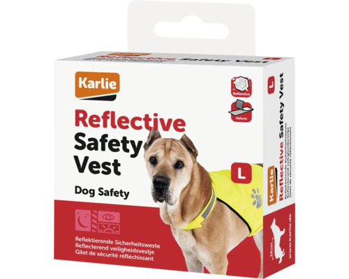 Vestă reflectorizantă câini Karlie Safety Vest mărimea L