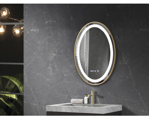 Oglindă baie cu LED Belform Fortuna 50x70 cm IP44