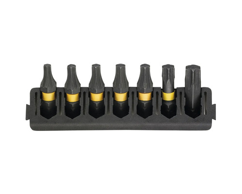 Set biți de impact DeWALT DT70816-QZ TX10/TX15/TX20/TX25/TX30/TX40, 7 piese Set de biți Torx în suport