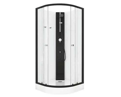 Cabină de duș completă cu cap de duș și furtun de duș