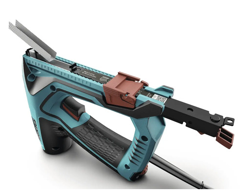 Ciocan de bătut cuie cu magazie pentru fixarea cuielor