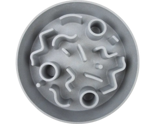 Bol interactiv gri pentru animale de companie