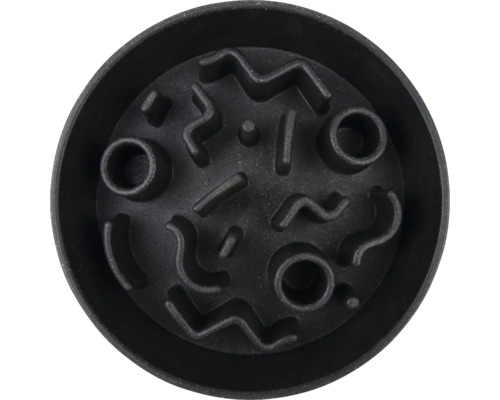 Bol negru anti-înghițire pentru animale de companie