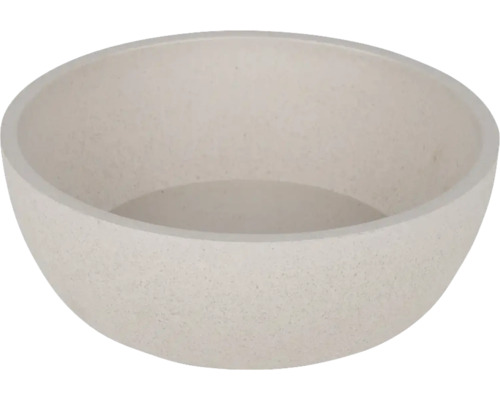 Bol decorativ bej pentru plante