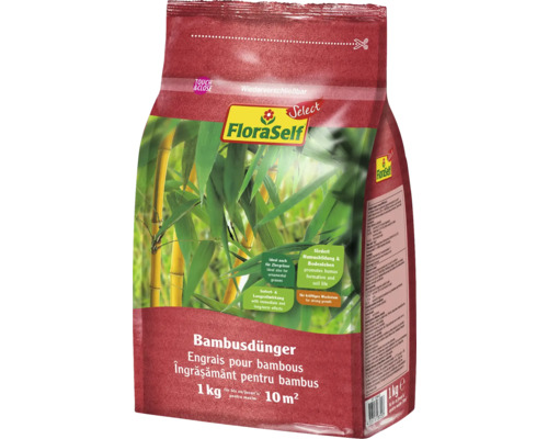 Îngrășământ pentru bambus FloraSelf Select 1 kg Îngrășământ pentru bambus FloraSelf, în ambalaj de 1 kg, pentru până la 10 metri pătrați