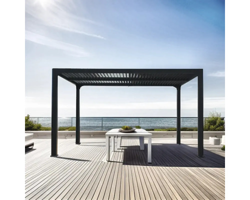 Terasa cu pergolă și masă în aer liber