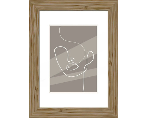 Ramă foto lemn The Wall Nordic natur 21x29,7 cm (DIN A4) | HORNBACH